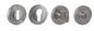 Preview: ProGriff TD-William auf Rosette–Chrom/Nickel matt